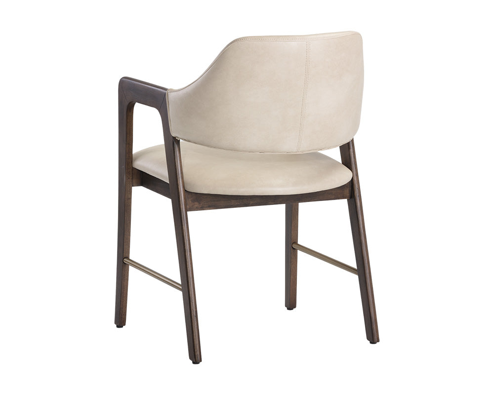 Milton Dining Armchair - Smoke Acacia