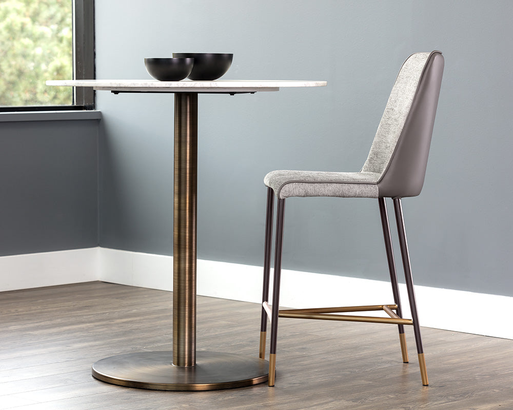 Klaus Counter Stool - Gunmetal