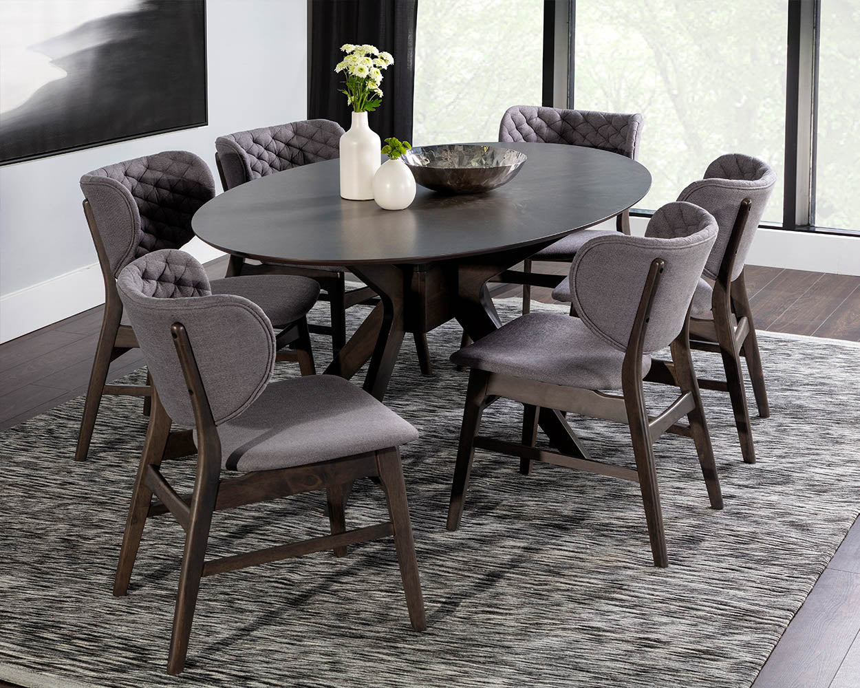 Petra Dining Chair - Rustic Grey