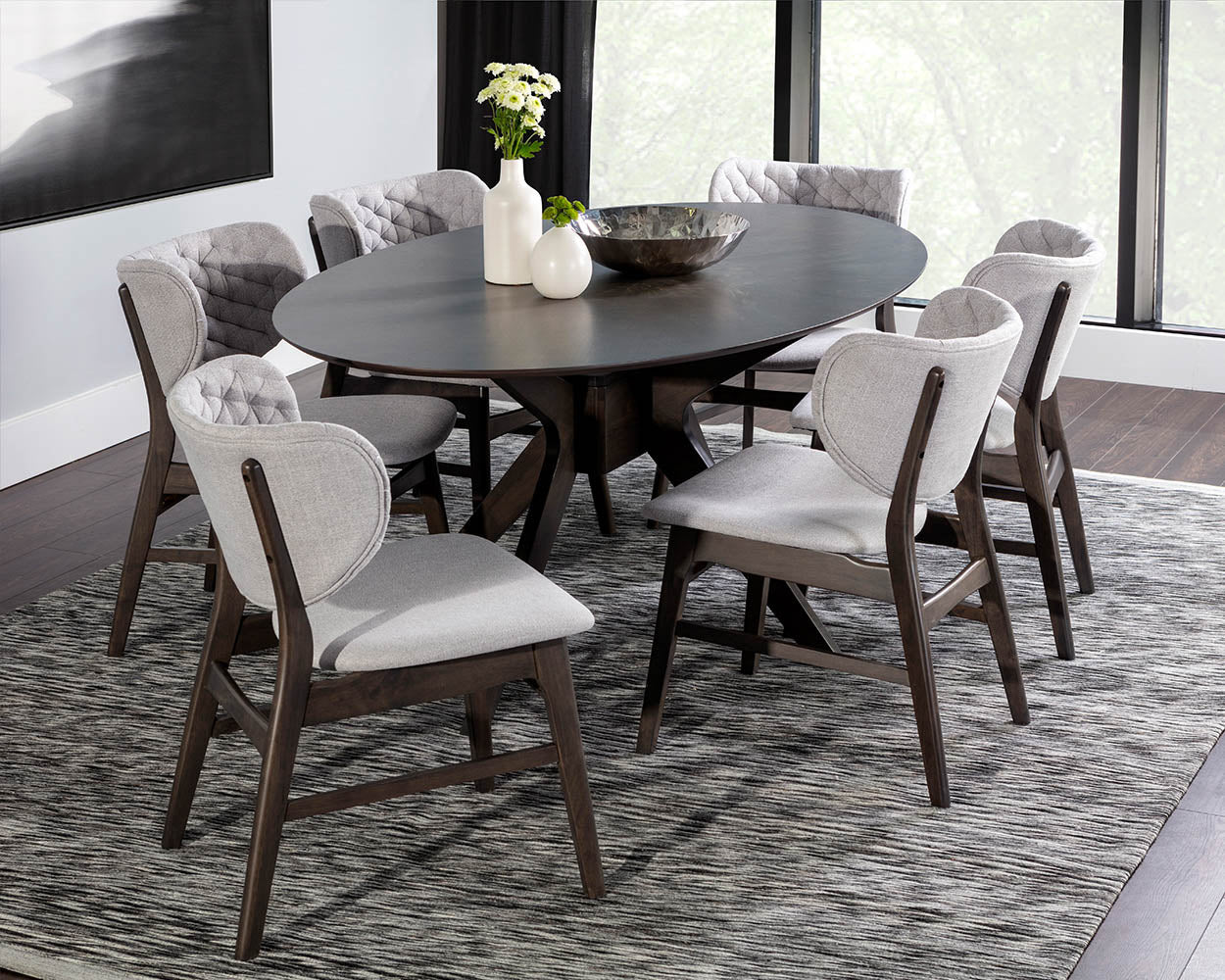 Petra Dining Chair - Rustic Grey