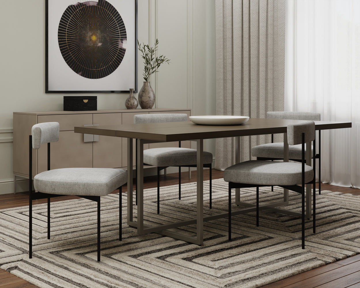 Seneca Dining Chair - Antique Brass – Sunpan Trading & Importing, Inc.