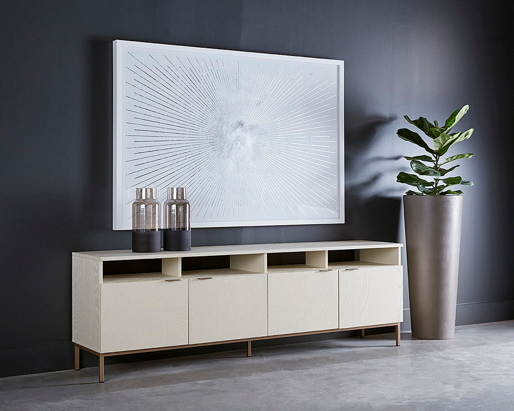 Ambrose Modular Storage Cabinet - Champagne Gold – Sunpan Trading
