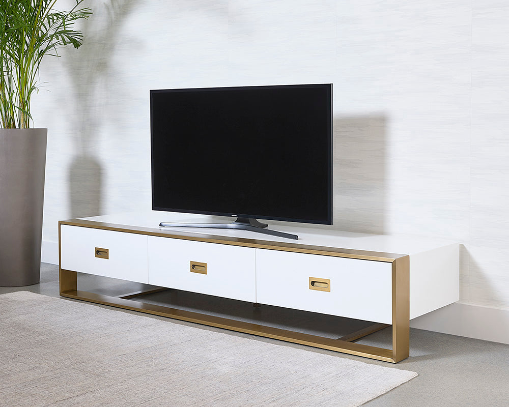 Brielle Media Console And Cabinet