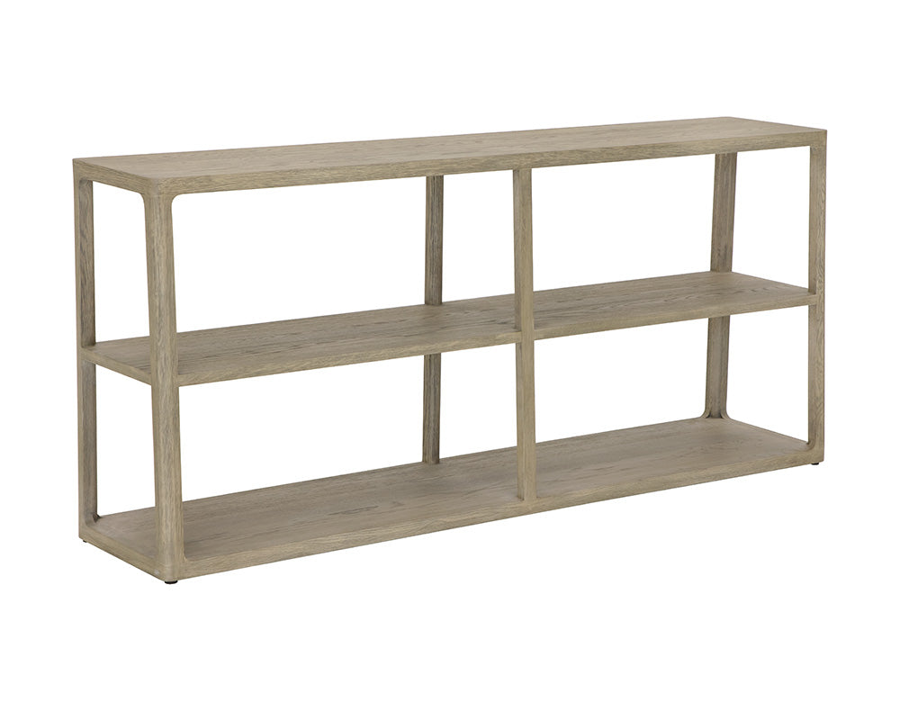 Doncaster Low Bookcase - Smoke Grey