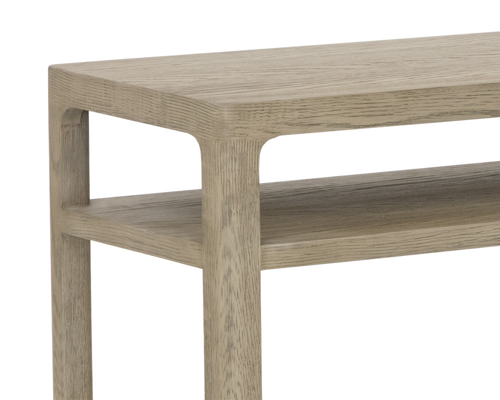 Doncaster Console Table - Smoke Grey