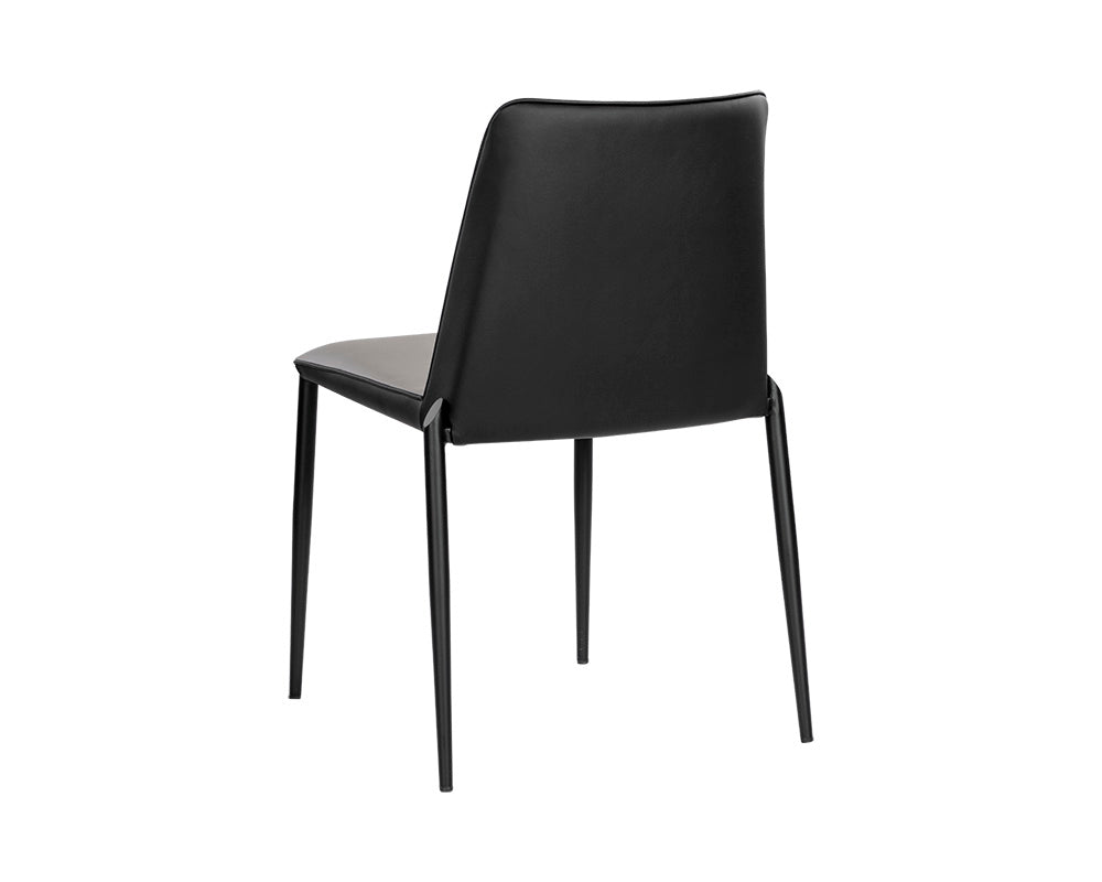 Black stackable dining online chairs