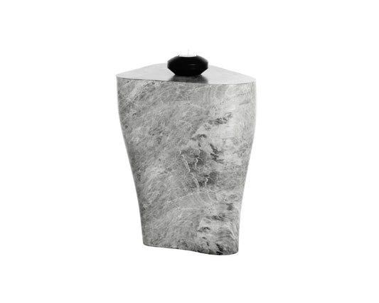 Dali End Table - Marble Look - Small