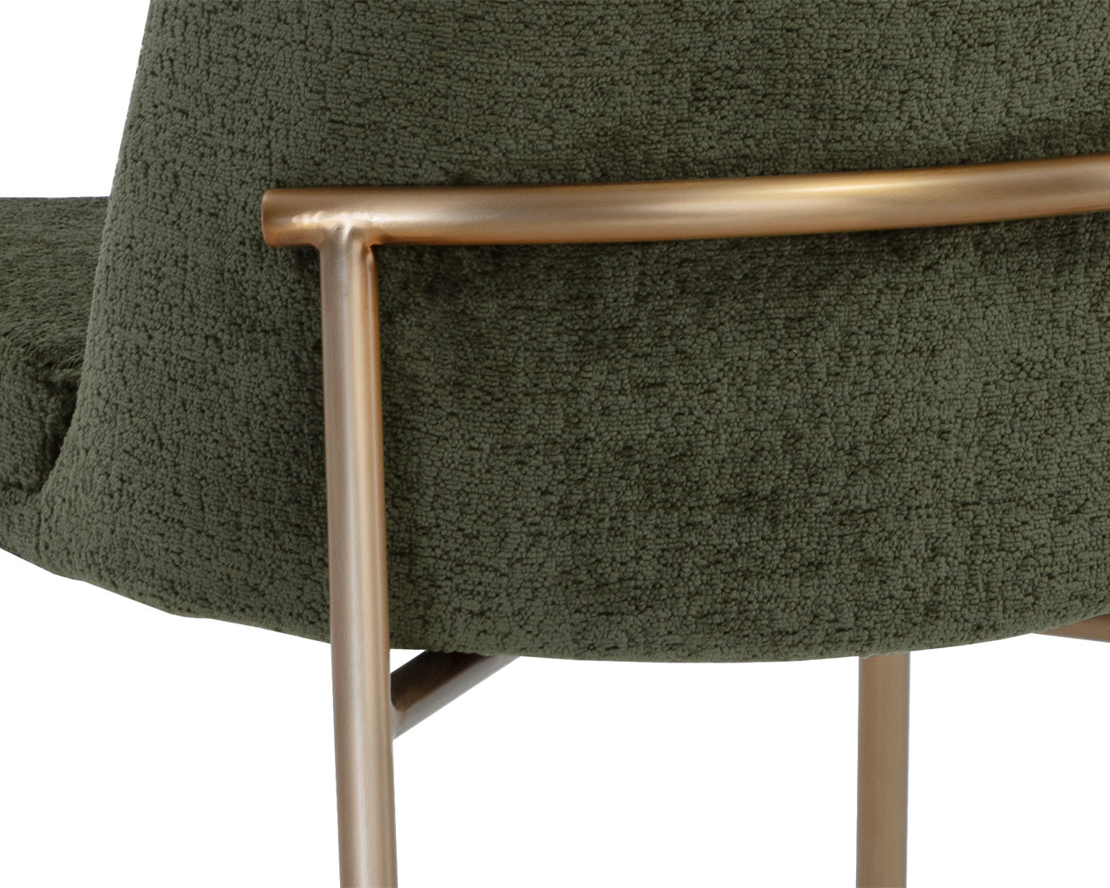 Zeke Dining Chair - Antique Brass