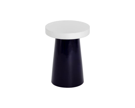 Porcini End Table - White - Small