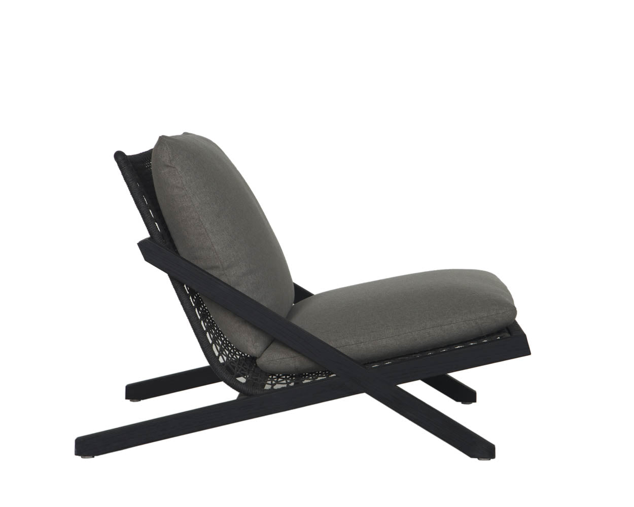 Bari Lounge Chair - Charcoal