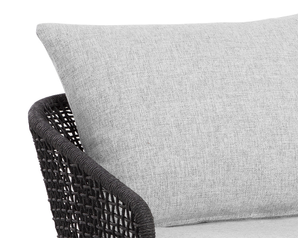 Capri Lounge Chair - Smoke Grey