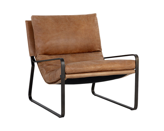 Zancor Lounge Chair - Gunmetal