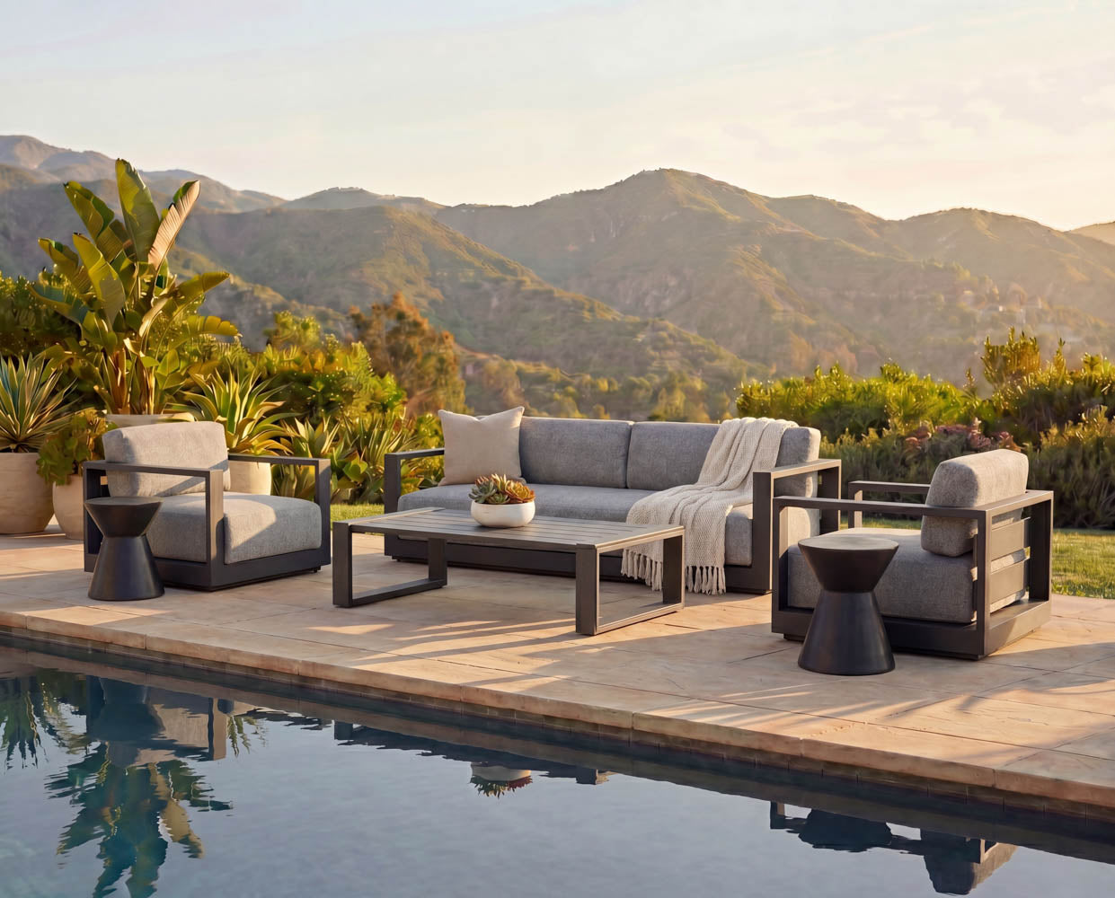 Tavira Sofa - Charcoal – Sunpan Trading & Importing, Inc.
