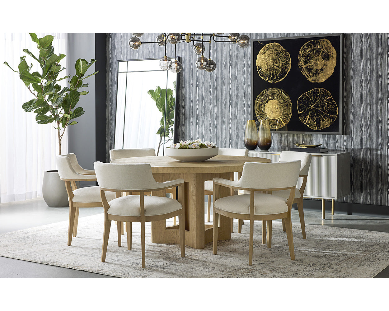 Elma Dining Table - Natural - Round