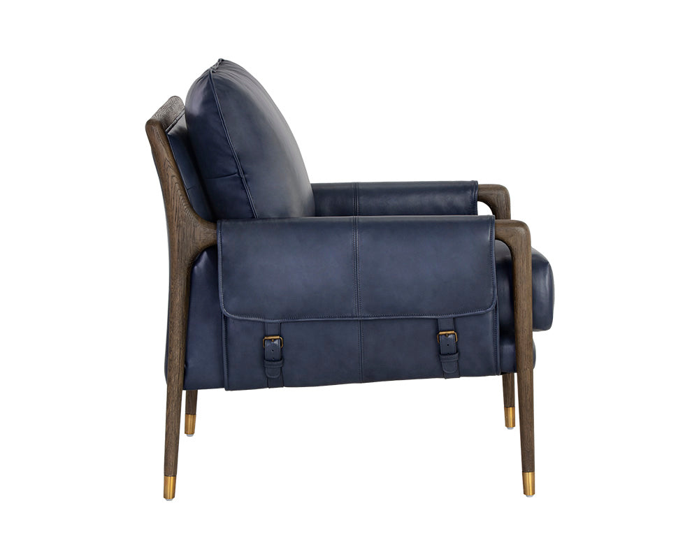 Mauti Armchair - Distressed Brown