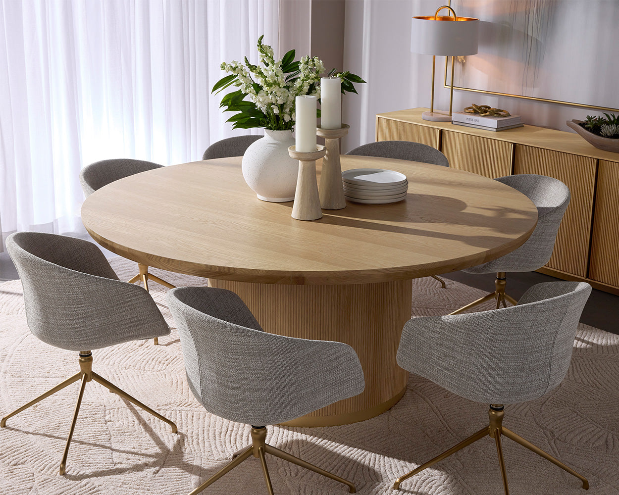 Kalla Dining Table - 68" - Round