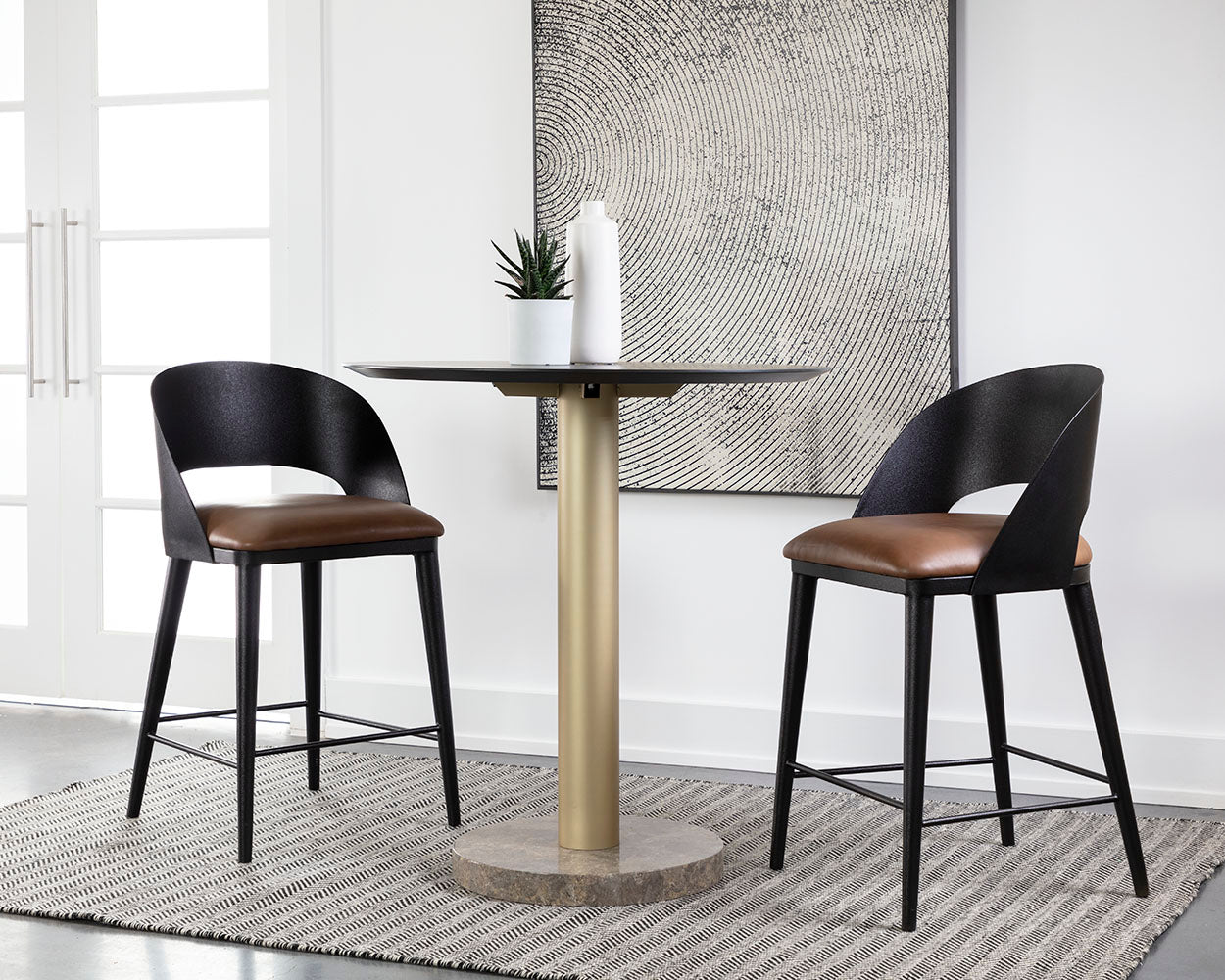 Dezirae Counter Stool - Black