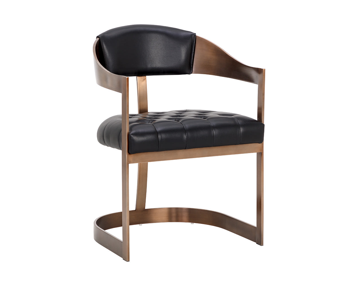 Beaumont Dining Armchair - Antique Brass