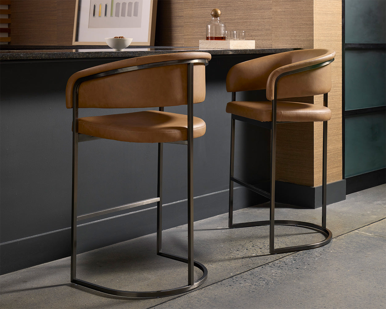 Marris Barstool - Gunmetal