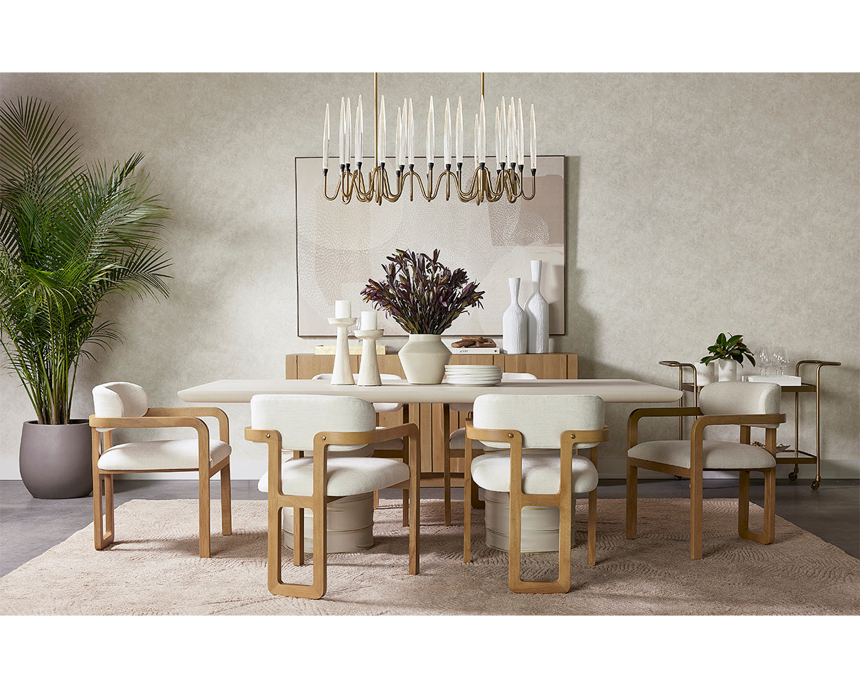 Alanya Dining Table - 84" - Rectangular