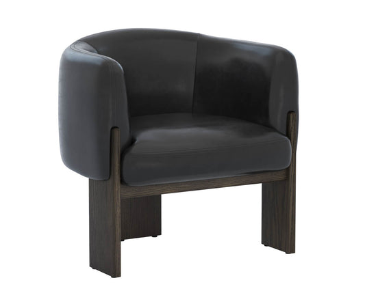 Trine Lounge Chair - Dark Brown