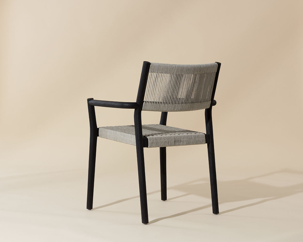 Kavala Stackable Dining Armchair - Charcoal