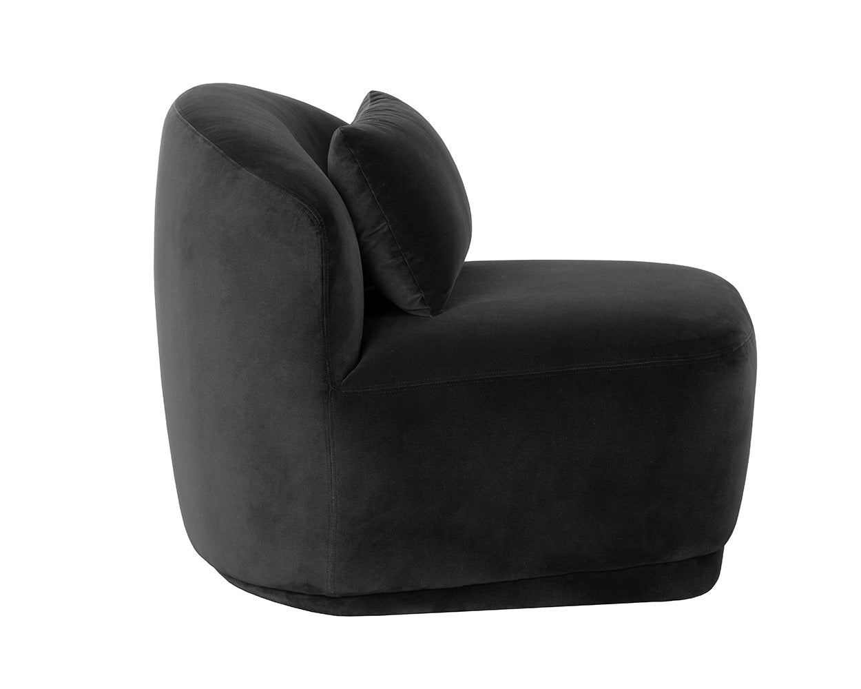 Soraya Swivel Armless Chair