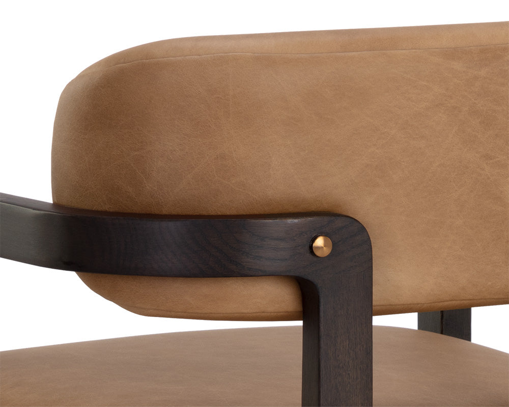 Madrone Dining Armchair - Brown