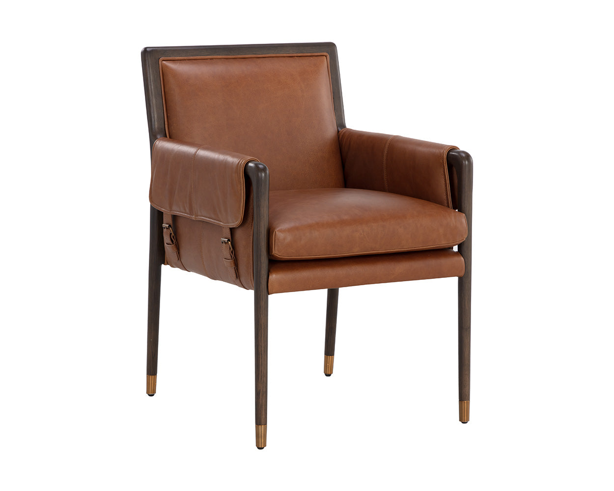 Mauti Dining Armchair - Brown