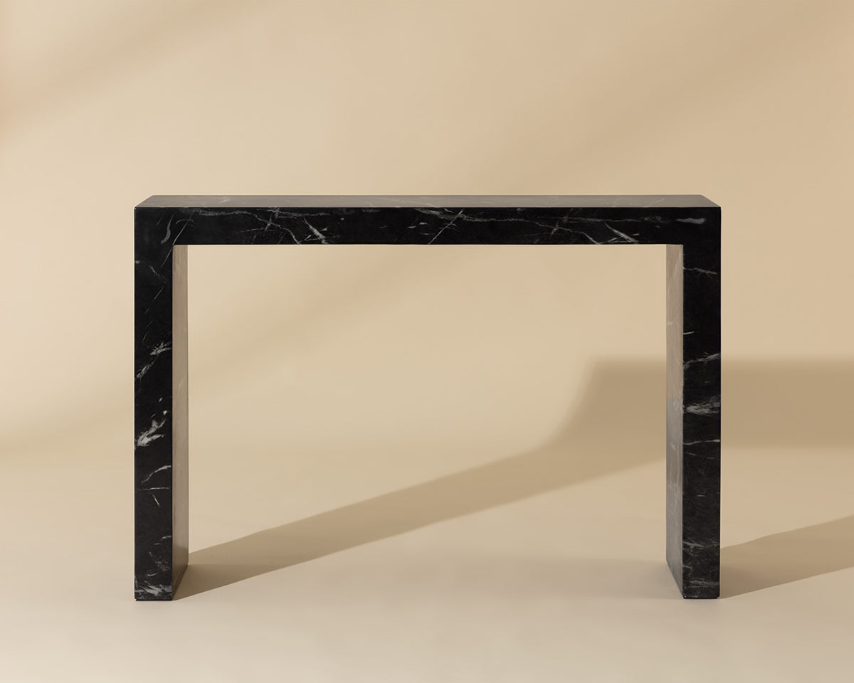 Axle Console Table - Marble Look – Sunpan Trading & Importing, Inc.