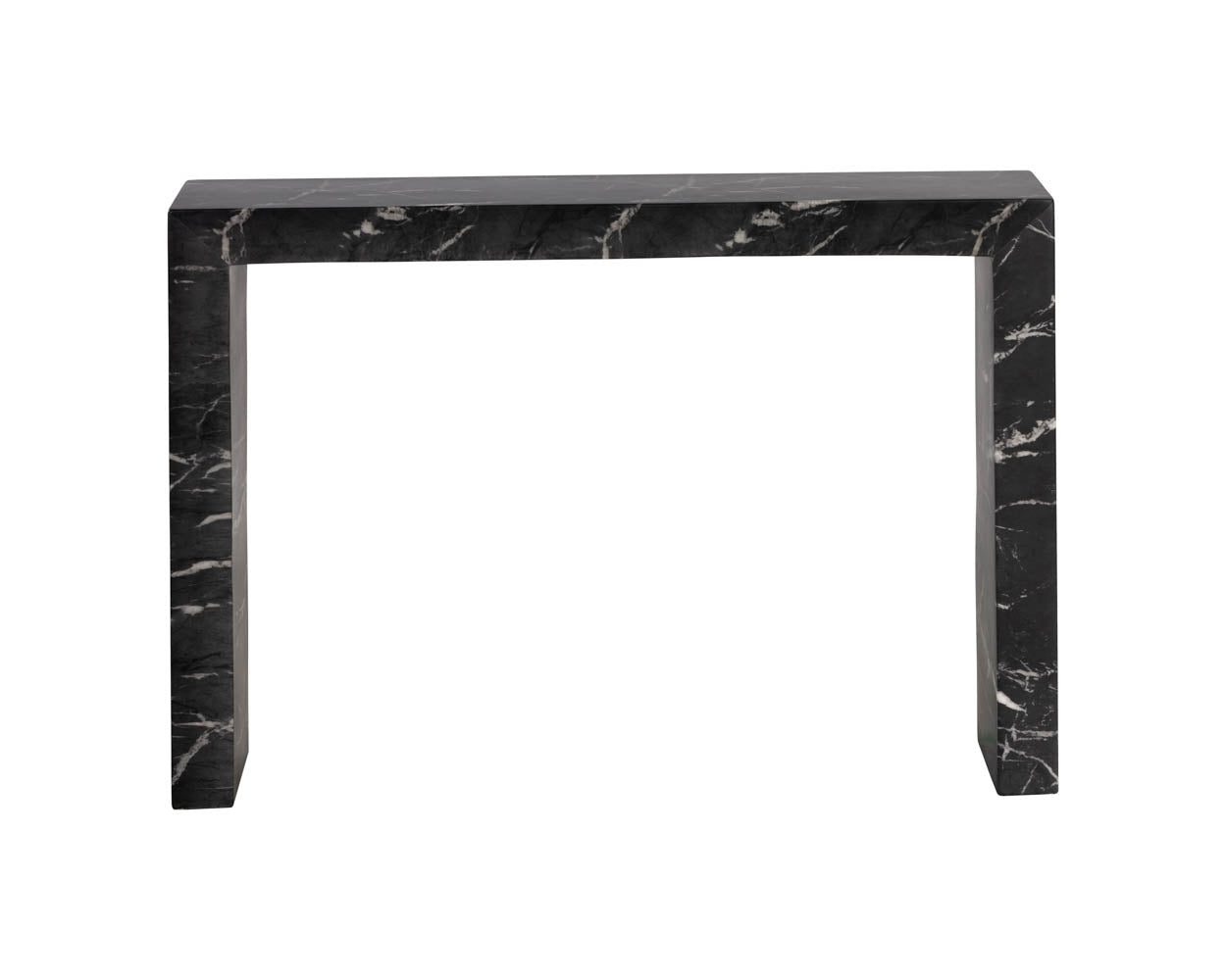 Axle Console Table - Marble Look