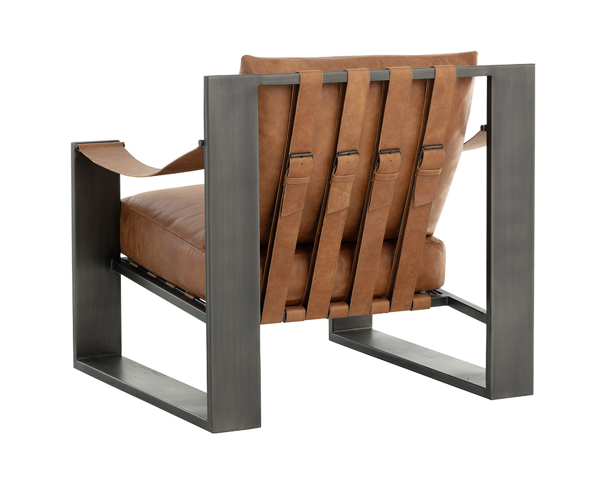 Berke Lounge Chair - Gunmetal