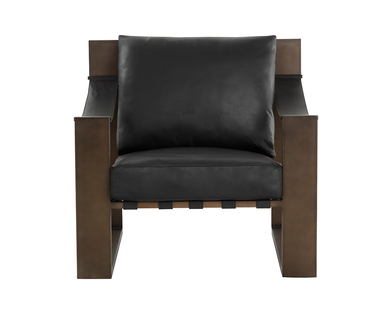 Berke Lounge Chair - Antique Bronze