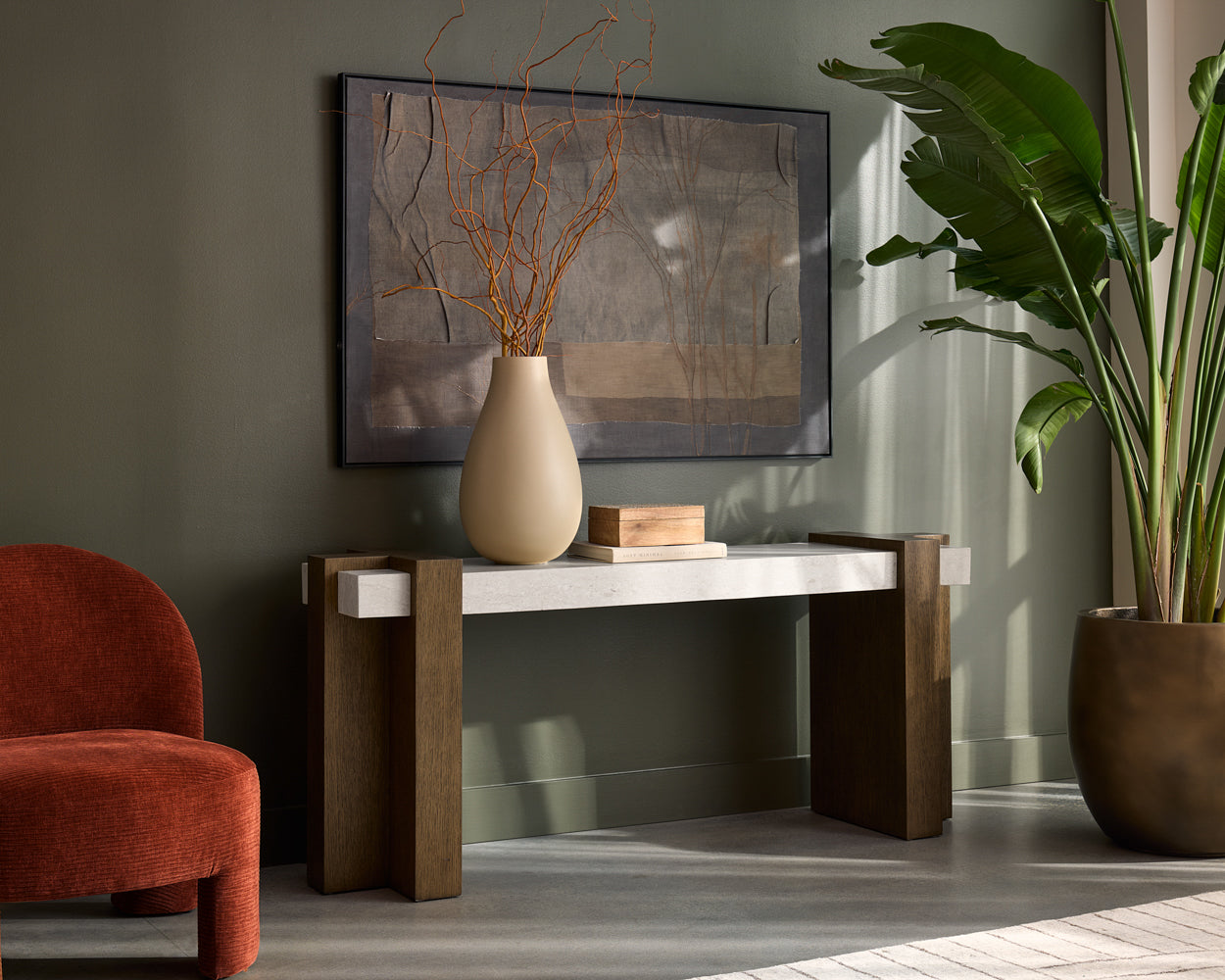 SUNPAN「Calvosa」カウンターテーブル 　サイドボード　約120万 Calvosa Sideboard – Sunpan Trading & Importing, Inc.