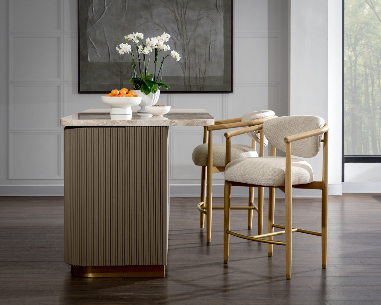 Sigrid Counter Stool - Light Oak – Sunpan Trading & Importing, Inc.