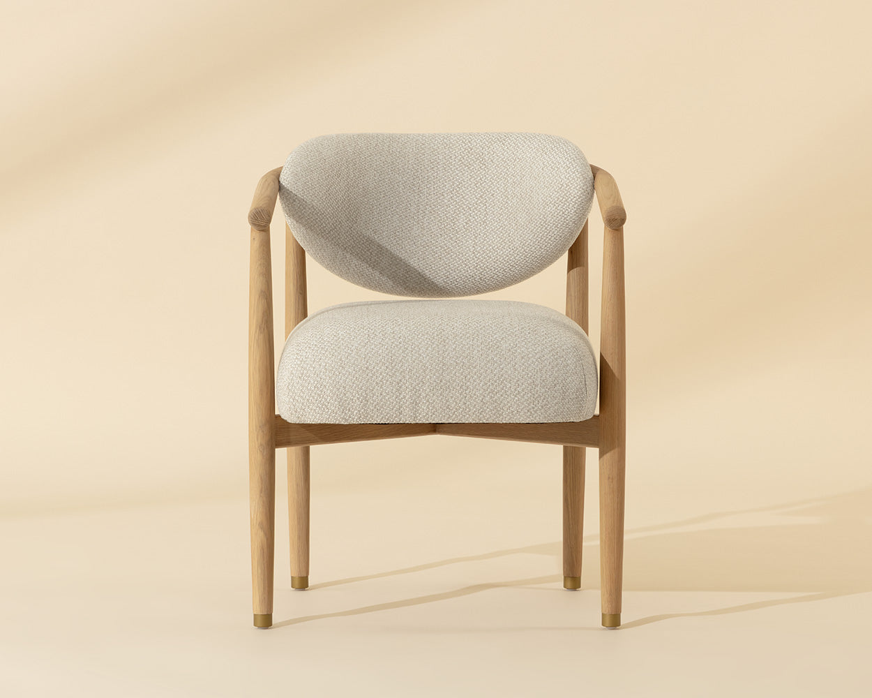 Sigrid Dining Armchair - Light Oak – Sunpan Trading & Importing, Inc.