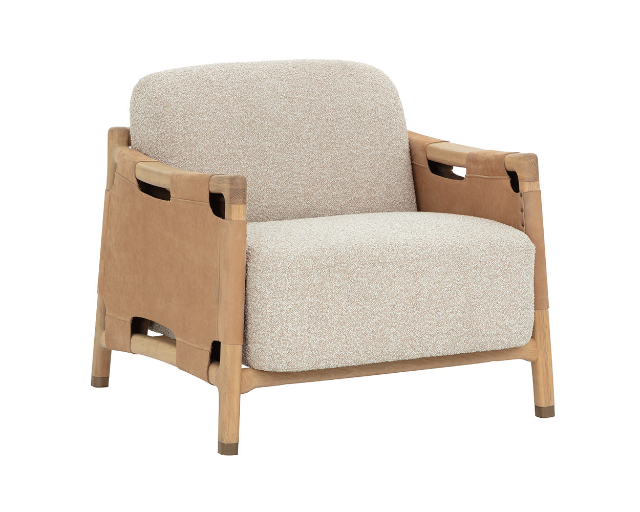 Calloway Lounge Chair - Light Oak – Sunpan Trading & Importing, Inc.
