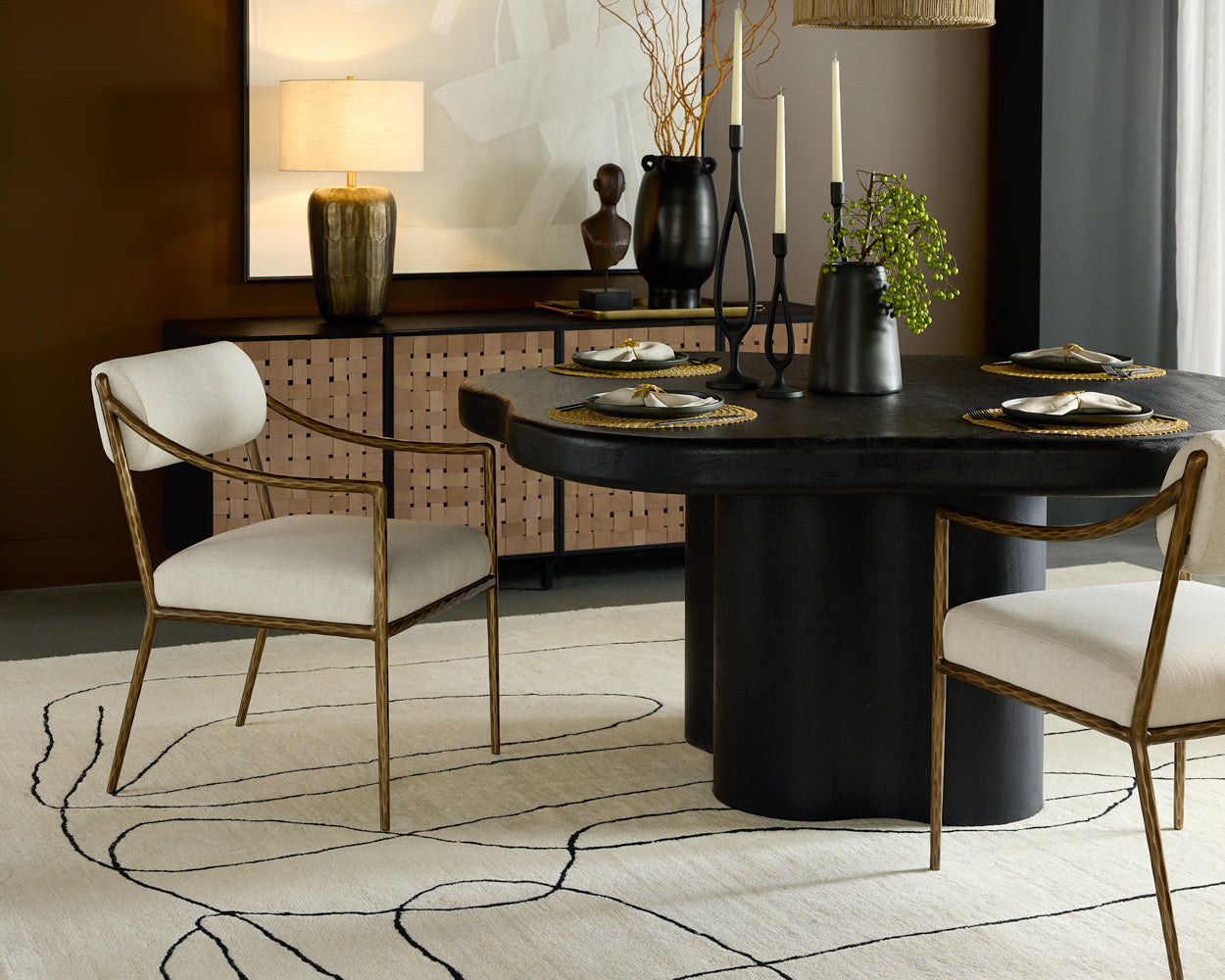 Leticia Dining Armchair – Sunpan Trading & Importing, Inc.
