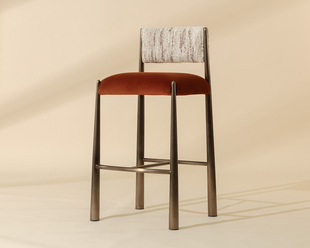 Bayard Barstool - Antique Brass – Sunpan Trading & Importing, Inc.