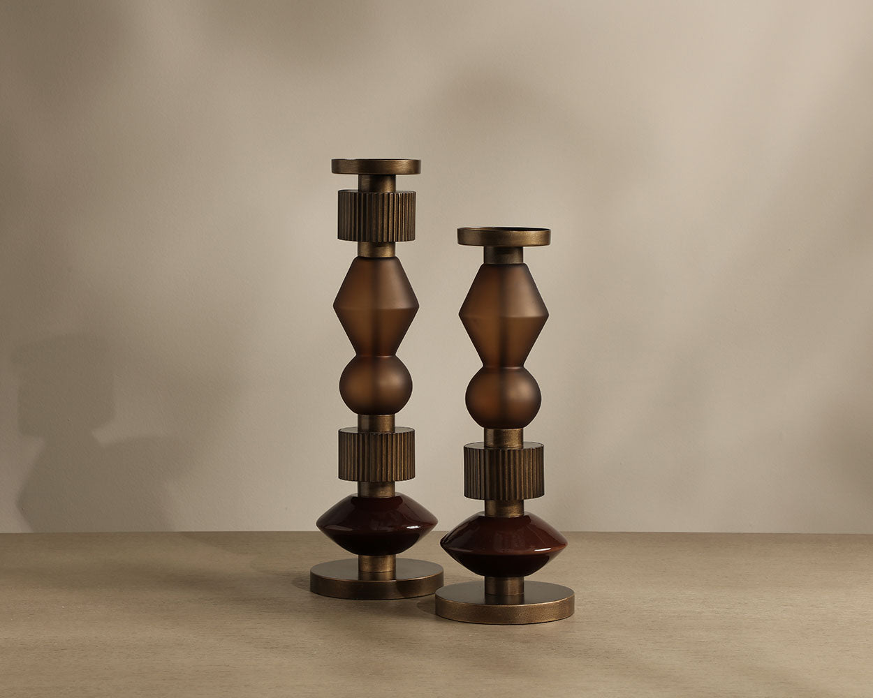 Bauhaus Candle Holders (Set Of 2)