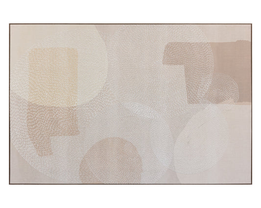 Smooth Operator - 72" X 48" - Light Brown Floater Frame