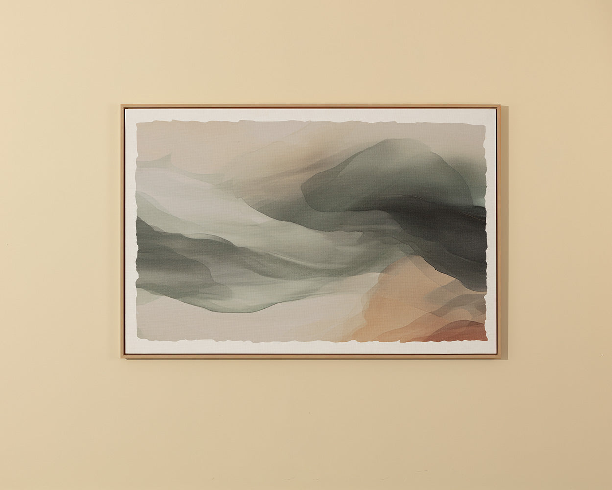 Dream State - 60" X 40" - Natural Floater Frame - Fury
