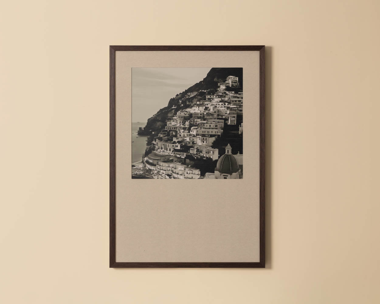 Coastal Vibes III - 28" X 40" - Deep Brown Frame