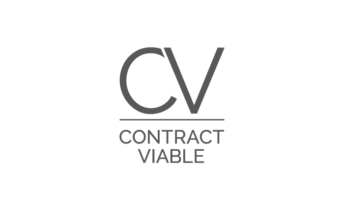 CONTRACT VIABLE - Products that are labelled with a “CV” logo are designated as contract viable