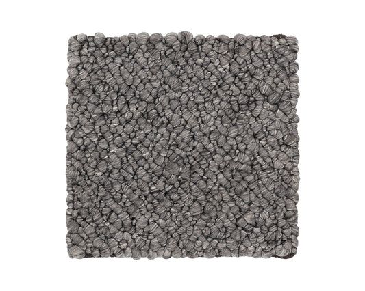 Umea Hand-woven Rug - Black Swatch