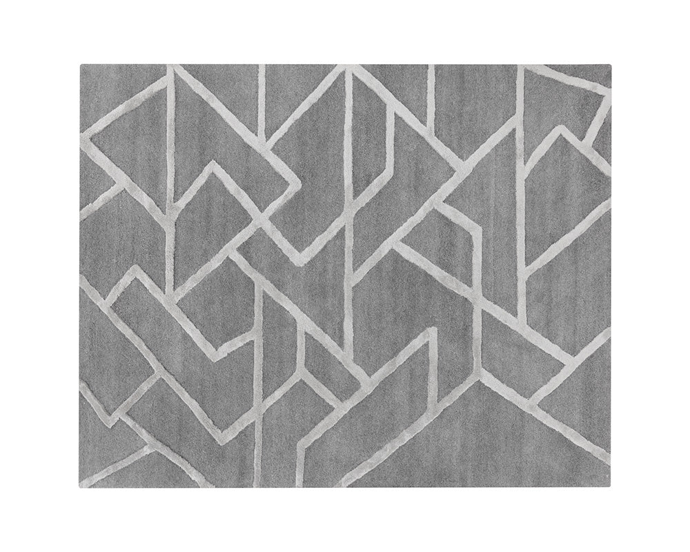 Uzzi Rug Zizi Hand-tufted Rug - Grey Swatch – Sunpan Trading & Importing, Inc.