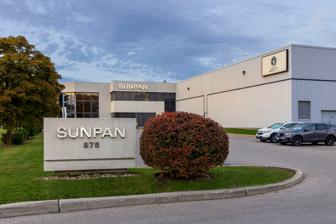 Sunpan’s headquarters - This flagship location features a 20,000 square foot showroom across two levels, and a 200,000 square foot warehouse and distribution centre.