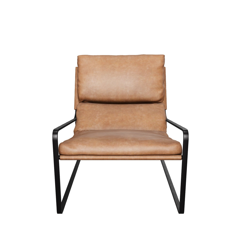 Zancor Lounge Chair - Gunmetal – Sunpan Trading & Importing