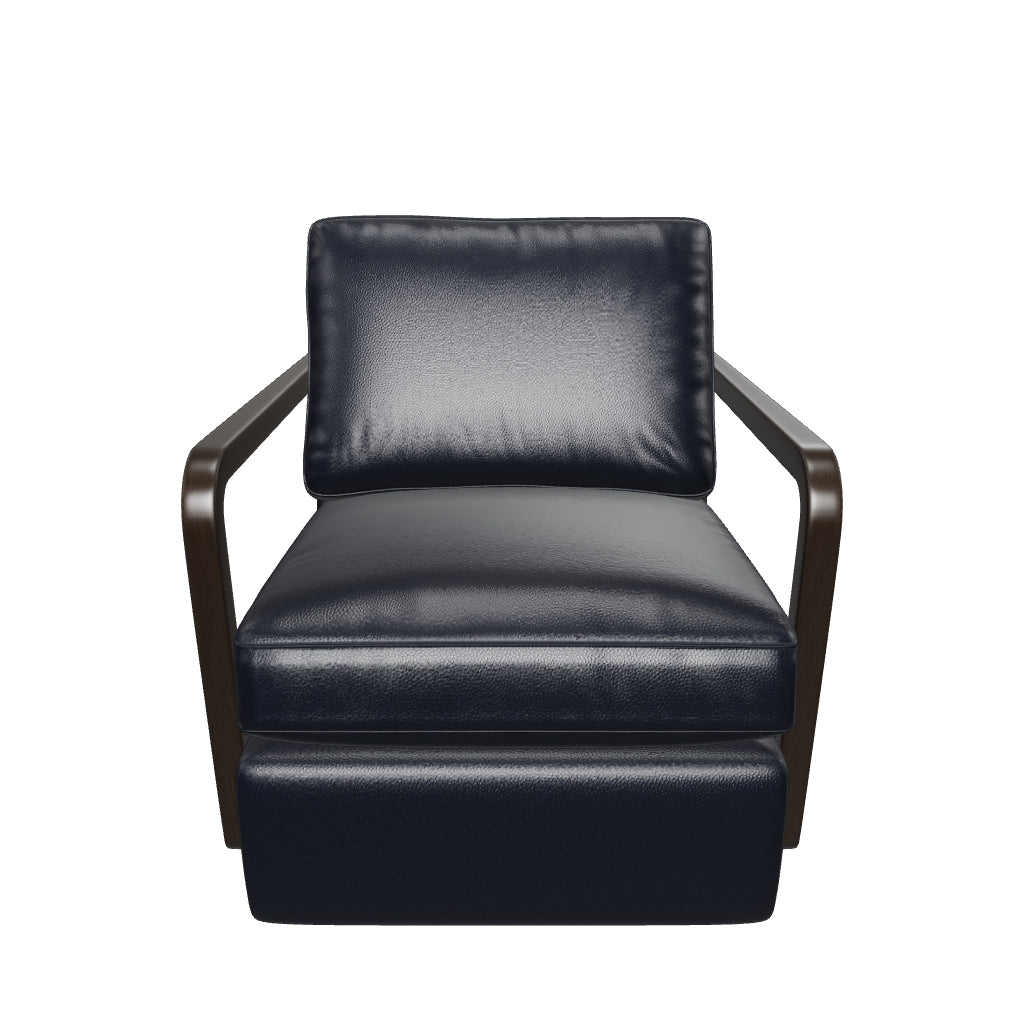 Castell Swivel Lounge Chair - Rustic Oak – Sunpan Trading