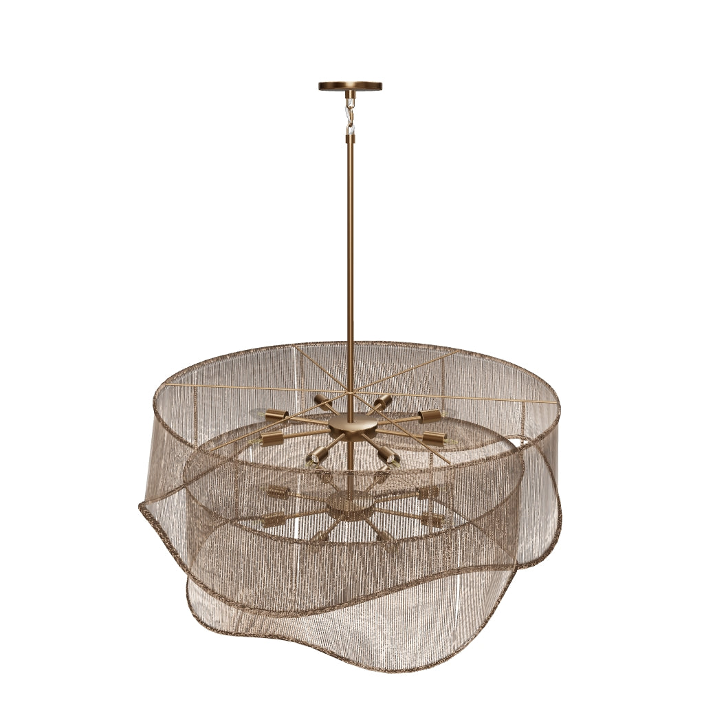 Rhine Chandelier - Natural Jute – Sunpan Trading & Importing, Inc.